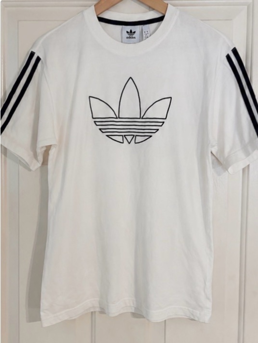 Adidas Originals Trefoil Logo T-Shirt | White/Black | Size Small